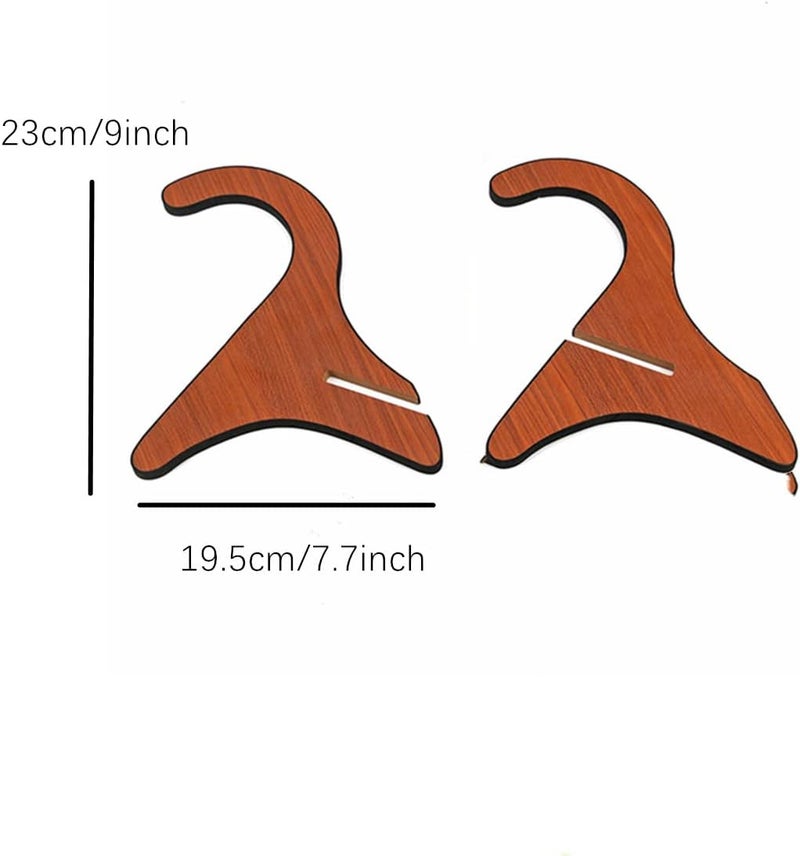 Beetoo Mahogany Foam Ukulele Stand, Portable Wooden Stand for Ukulele, Mandolins and Violins - Image 2